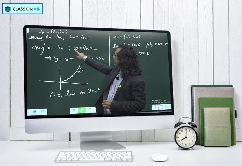 Live online class in session